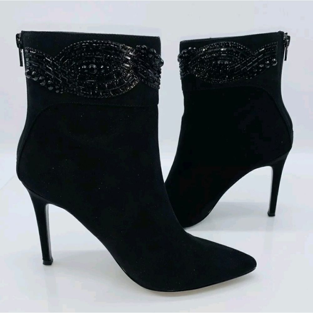 STUNNING NINA EMBELLISHED DRESS BOOTS